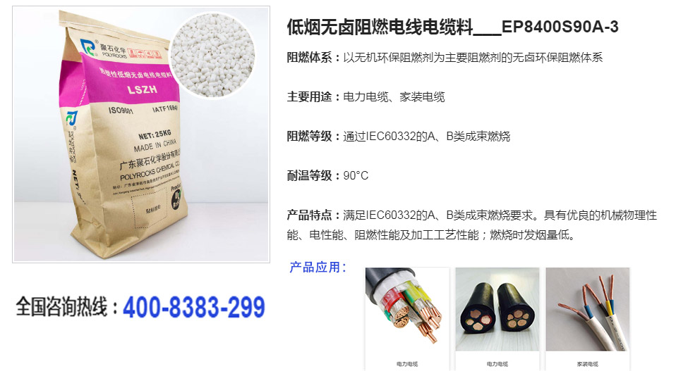 低烟无卤阻燃电线电缆料-贝博BB(中国)有限公司官网化学